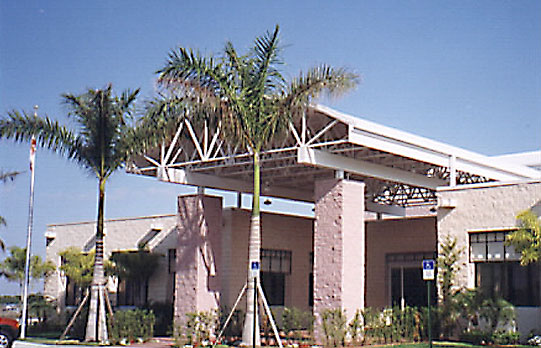 Pembroke Shores Gymnasium main entrance.